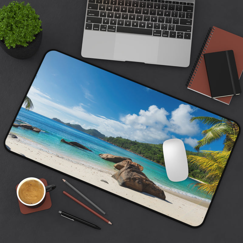 Tropical Beach Desk Mat, Home Office Decor