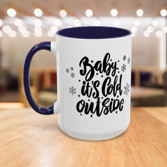 Winter-Themed Accent Coffee Mug