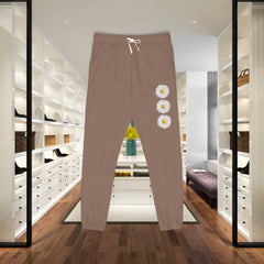 Vibrant Floral Unisex Fleece Sweatpants
