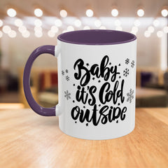Winter-Themed Accent Coffee Mug