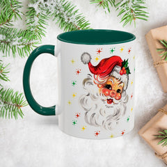 Festive Santa Mug, Christmas Gift, Santa Claus Design