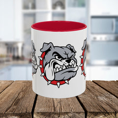 Colorful Bulldog Mugs for Dog Lovers, Unique Gift for Pet Owners,