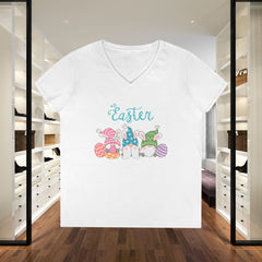 Easter Gnomes V-Neck Tee