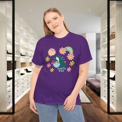 Earth Day Cute Floral Graphic Tee — "Earth Day" Cute Planet & Flowers T-Shirt