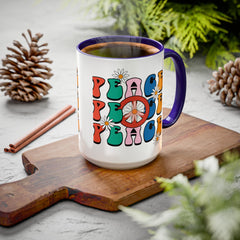 Colorful Peace Sign Mugs