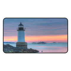 Lighthouse Desk Mat, Nautical Office Decor