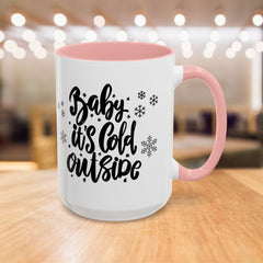 Winter-Themed Accent Coffee Mug