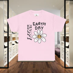 Earth Day Daisy T-Shirt — "Happy Earth Day" Graphic Tee