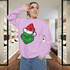 Festive Mean Green Holiday Unisex Sweatshirt
