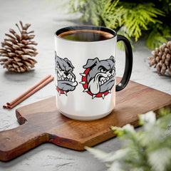 Colorful Bulldog Mugs for Dog Lovers, Unique Gift for Pet Owners,