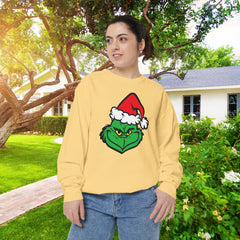 Festive Mean Green Holiday Unisex Sweatshirt