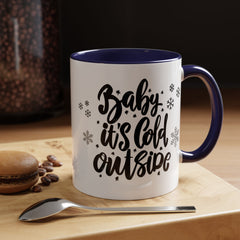Winter-Themed Accent Coffee Mug