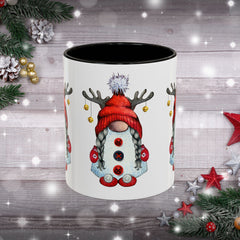Cute Reindeer Gnome Christmas Mug