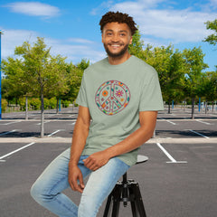 Flower Power Peace T-Shirt, Unisex Boho Tee,