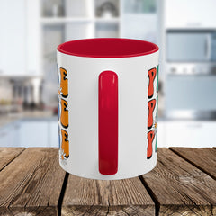 Colorful Peace Sign Mugs