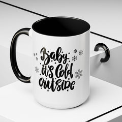 Winter-Themed Accent Coffee Mug