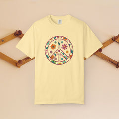 Flower Power Peace T-Shirt, Unisex Boho Tee,