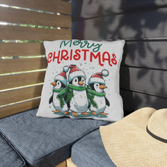 Festive Penguin Pillows - Merry Christmas