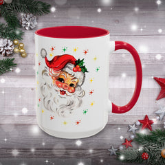Festive Santa Mug, Christmas Gift, Santa Claus Design