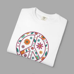 Flower Power Peace T-Shirt, Unisex Boho Tee,