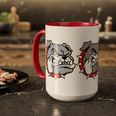 Colorful Bulldog Mugs for Dog Lovers, Unique Gift for Pet Owners,