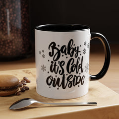 Winter-Themed Accent Coffee Mug