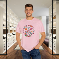 Flower Power Peace T-Shirt, Unisex Boho Tee,