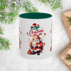 Festive Christmas Mugs, Santa Coffee Cups,