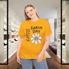 Earth Day Daisy T-Shirt — "Happy Earth Day" Graphic Tee