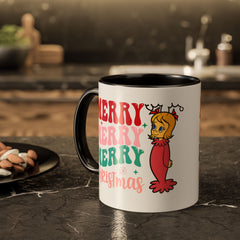 Merry Merry Merry and Bright Christmas Mugs