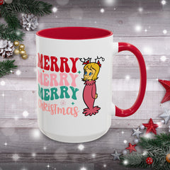 Merry Merry Merry and Bright Christmas Mugs