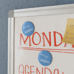 Light Blue Amazing and Unstoppable Button Magnet