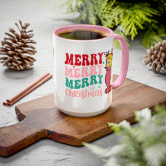 Merry Merry Merry and Bright Christmas Mugs