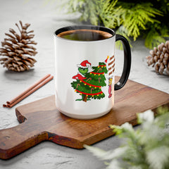Holiday Mug Whimsical Design, Fun Christmas Gift,