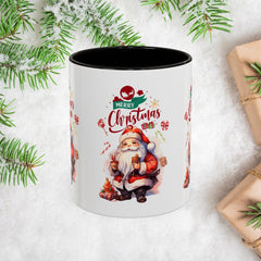 Festive Christmas Mugs, Santa Coffee Cups,