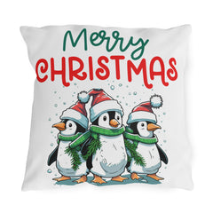 Festive Penguin Pillows - Merry Christmas