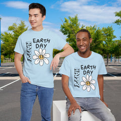 Earth Day Daisy T-Shirt — "Happy Earth Day" Graphic Tee