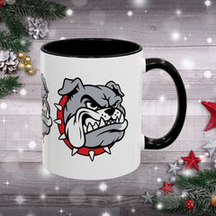 Colorful Bulldog Mugs for Dog Lovers, Unique Gift for Pet Owners,