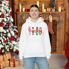 Holiday Trees Unisex Hooded Sweatshirt - Cozy Christmas Gift,