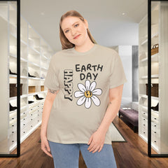 Earth Day Daisy T-Shirt — "Happy Earth Day" Graphic Tee