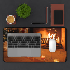 Cozy Christmas Desk Mat | Festive Home Decor for Holiday Vibes,