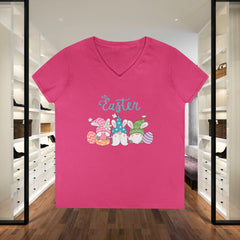 Easter Gnomes V-Neck Tee