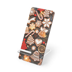 Gingerbread Man Mobile Display Stand, Holiday Phone Holder,