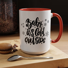 Winter-Themed Accent Coffee Mug