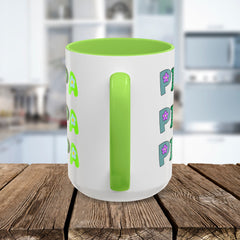 Pippa Floral Name Mug — Personalized Colorful Coffee Cup (11oz & 15oz)