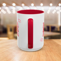 Mama Heart Mug — Retro Floral "Mama" Coffee Cup (11oz & 15oz)