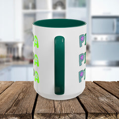 Pippa Floral Name Mug — Personalized Colorful Coffee Cup (11oz & 15oz)