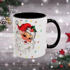 Festive Santa Mug, Christmas Gift, Santa Claus Design
