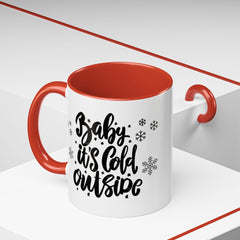 Winter-Themed Accent Coffee Mug