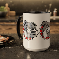 Colorful Bulldog Mugs for Dog Lovers, Unique Gift for Pet Owners,